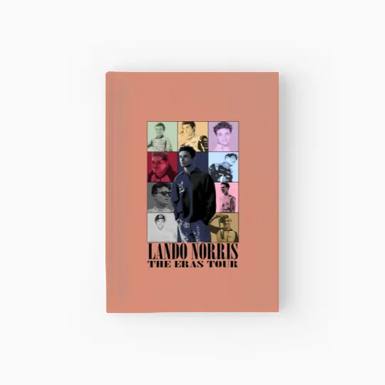 Lando Norris Eras Tour Inspired Hardcover Journal