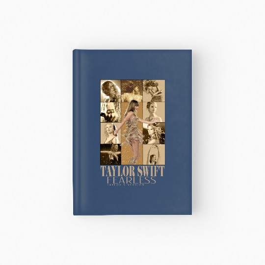 Discover Vintage 90s Style Taylor Fearless Hardcover Journal, Taylor version Eras Tour Hardcover Journal
