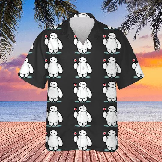 Disney Big Hero 6 Baymax With Lollipop Cute Shot gifts trends Hawaiians