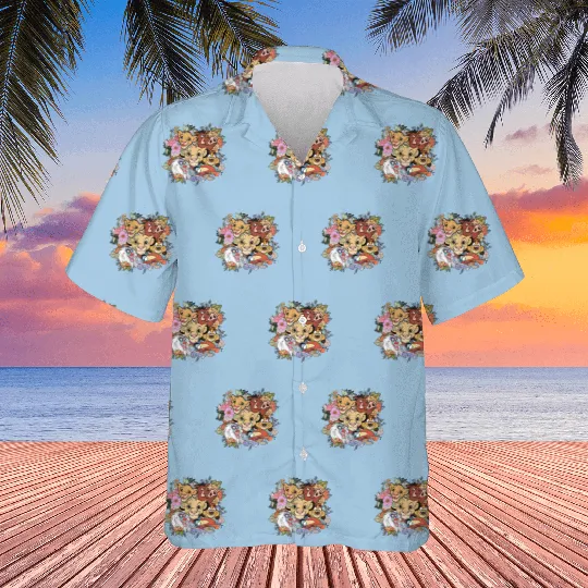 Vintage Disney Lion King Hawaiians, Retro Lion King Floral Hawaiians, Simba Timon Pumbaa Hawaiians