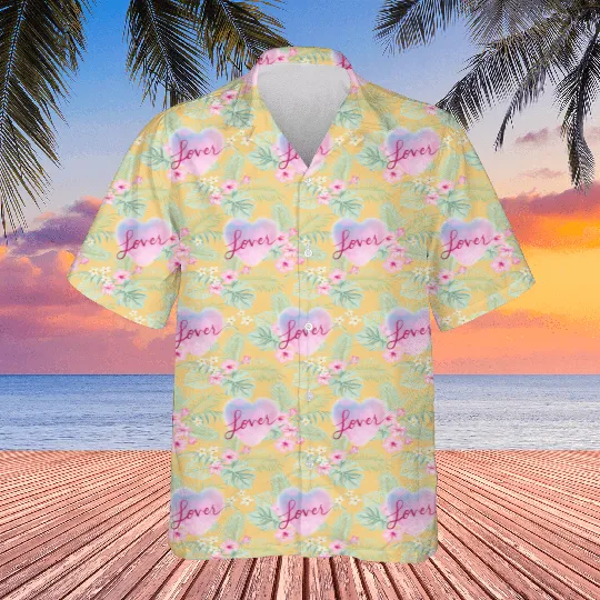 Discover Vintage Lover Heart Taylor Hawaiians, Heart Lover Taylor version Hawaiians, Lover Outfit, Lover Eras Hawaiians
