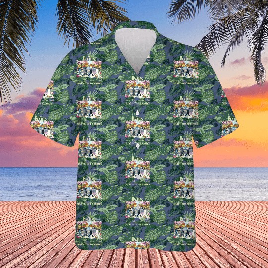 Abbey Road The Beatles Anniversary Hawaiian Shirts, The Beatles Abbey Road Signatures Hawaiian Shirts, The Beatles Fan Gift Hawaiian Shirts, The Beatles Merch Hawaiian Shirts