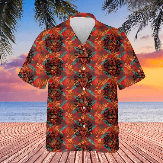 Marvel Medley Unisex Hawaiians Hawaiians | Marvel Avengers Matching Hawaiians | Disney Marvel Ironman Thor Vacation Hawaiians Sweater