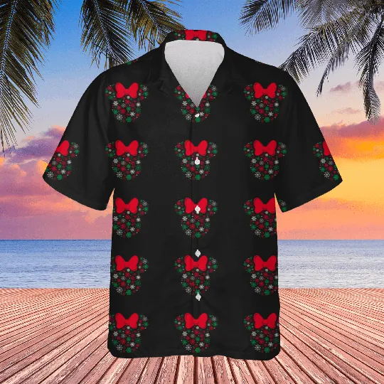disney minnie mouse icon holiday snowflakes Hawaiians