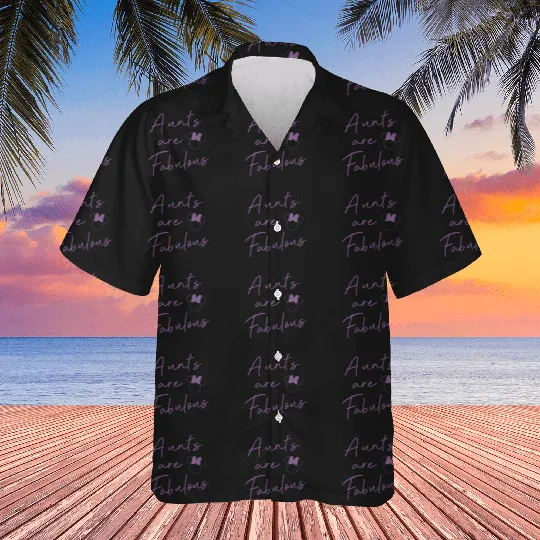 Discover Disney Minnie Mouse Aunts Are Fabulous Purple Text Hawaiians