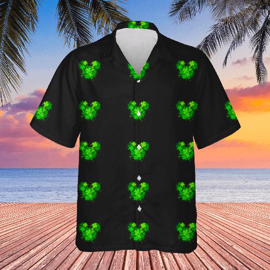 Happy St Patricks Day Mickeymouse  SALE!! Mickey Retro Disney Shirt, Mickey Checkered Shirt, Vintage Disney, Retro Mickey, Mickey Gift S-5XL Hawaiians