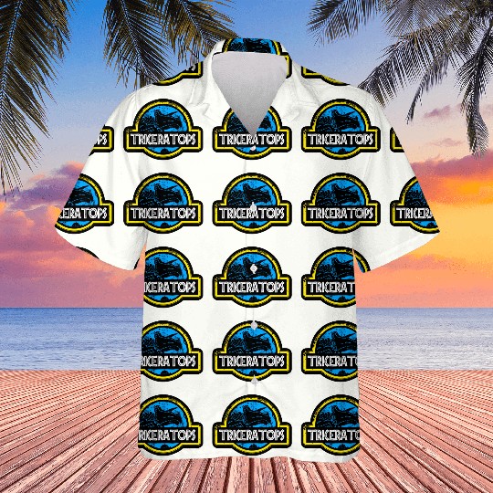 Jurassic Power Blue - Power Rangers - Hawaiians