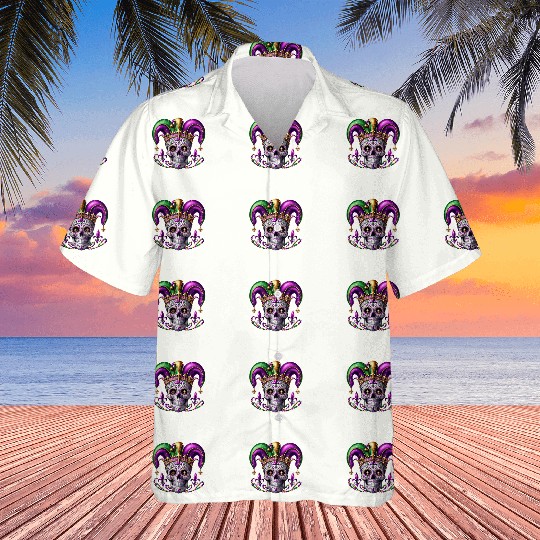 Discover Mardi Gras Sugar Skull Outfit Costume Men Women Mardi Gras Hawaiians
