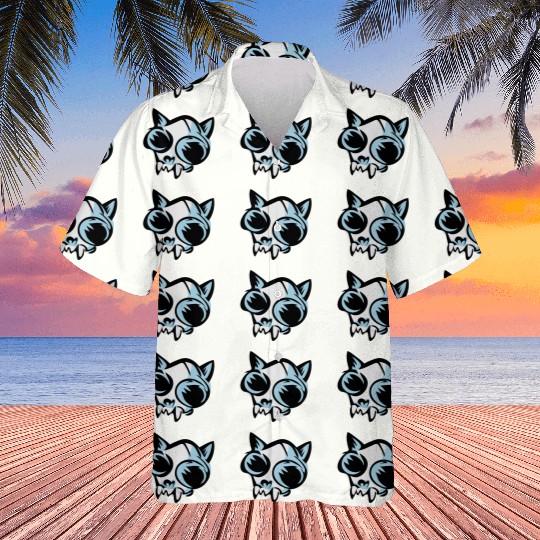 cat skull Hawaiians