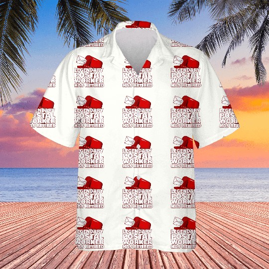 Funny Post Office Retired Postal Worker Gift Idea Hawaiians