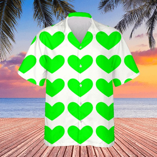 Green heart Hawaiians