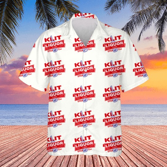 KLIT Liquor parody logo Hawaiians