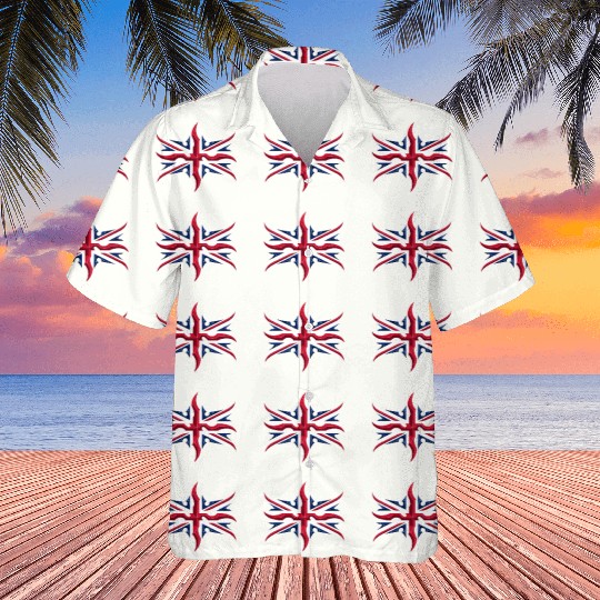 Union Jack British Flag Resistance Style Hawaiians