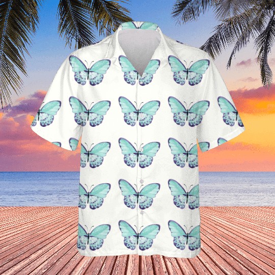 Light Green Butterfly Hawaiians