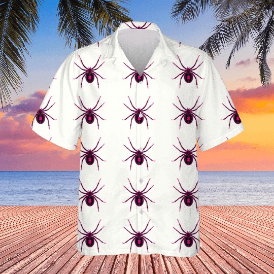 Black Widow Pink Design Hawaiians