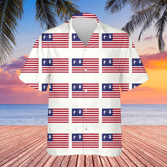 Disc Golf American Flag Hawaiians