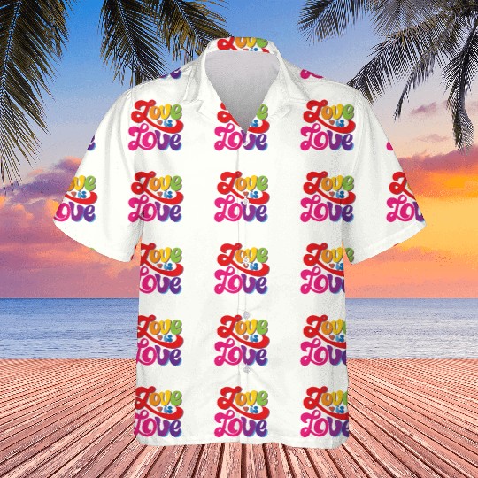 love is love romantic design. Hawaiians
