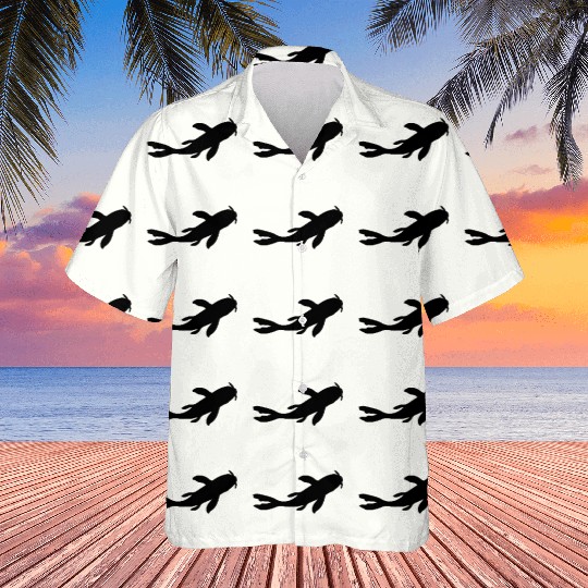 silhouette koi fish nishikigoi Hawaiians