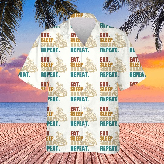 Motorcycle Sleep Braaap Hawaiians