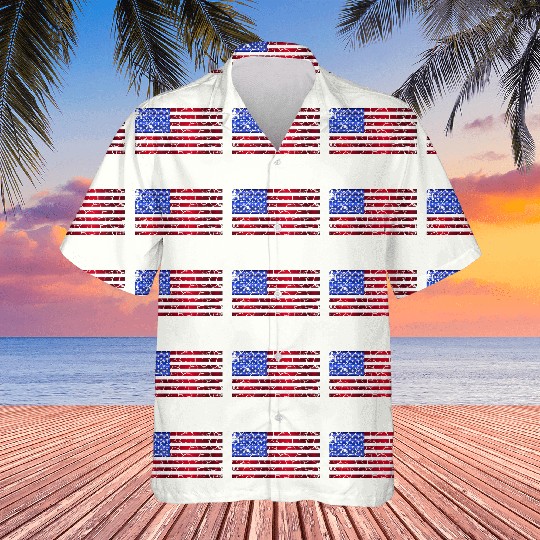 US Flag Design United Staates Hawaiians