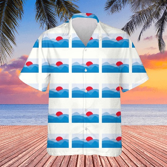 Minimalist Sun Blue Hawaiians