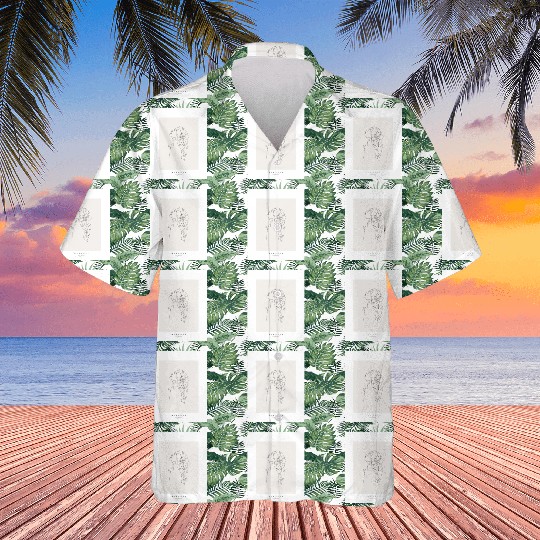 beige minimalist woman line art Hawaiians