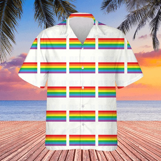 LBGT Flag Gay Pride Human Be You Hawaiians