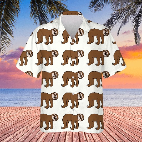 Lying tired sloth sleeping Hawaiians