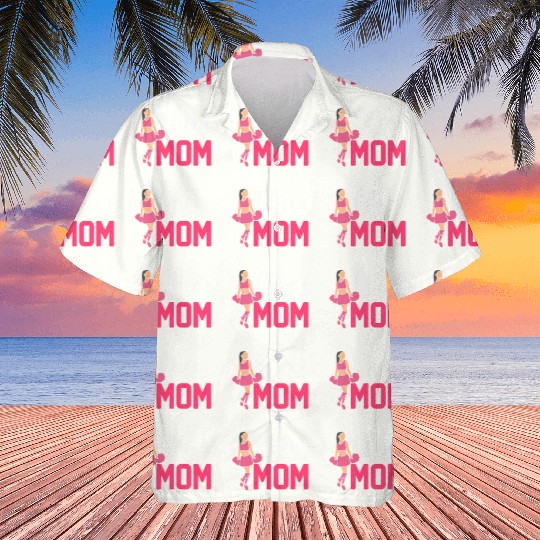 Womens Cheer Mom Gymnastics Cheerleading Mom Squad Hawaiians