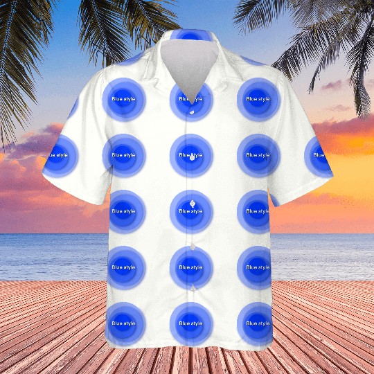 Blue style circle combines Hawaiians