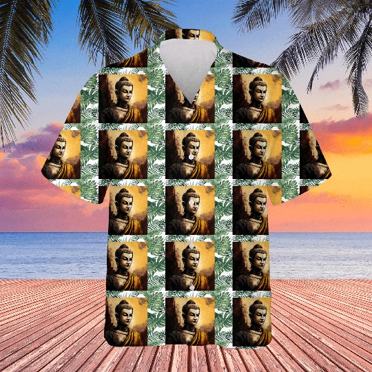 The Serenity of Zen Buddha Watercolor Meditation Hawaiians