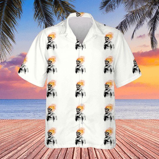 Skeleton in Flames Hawaiians