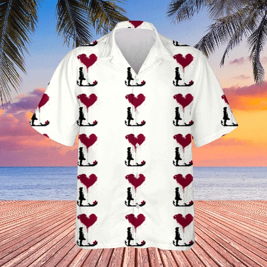 Banksy Love Heart Style Hawaiians
