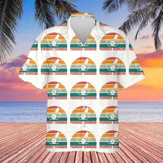 Pharmacy Technician Half Sunset Hawaiians