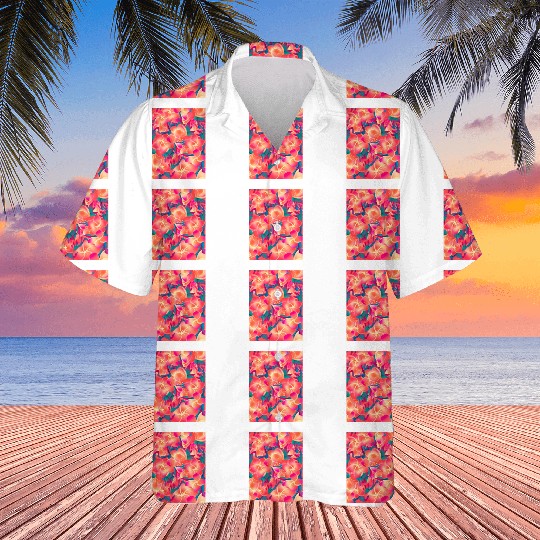 Orange Flowers Neon Hawaiians