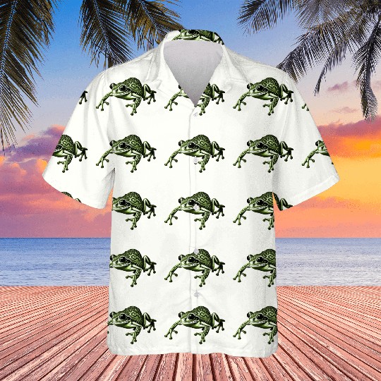 cute frog green Hawaiians