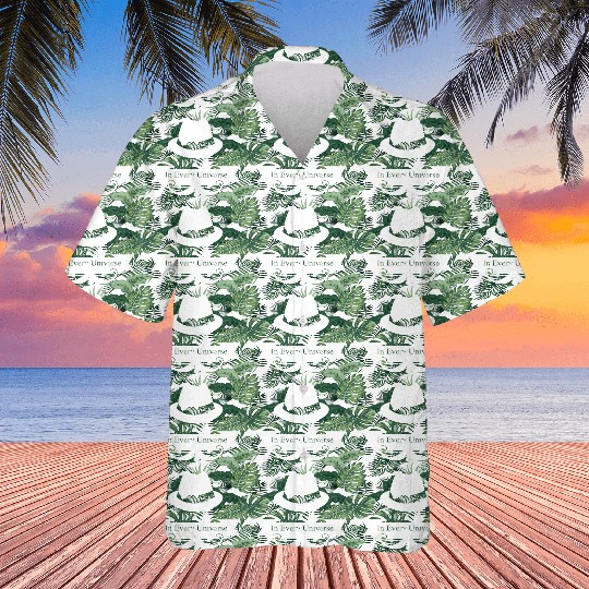 i love Dad You in Every Universe For Dark Tees Hawaiians