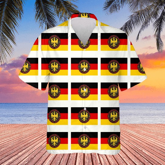 German Flag With Teutonic Eagle Hawaiians