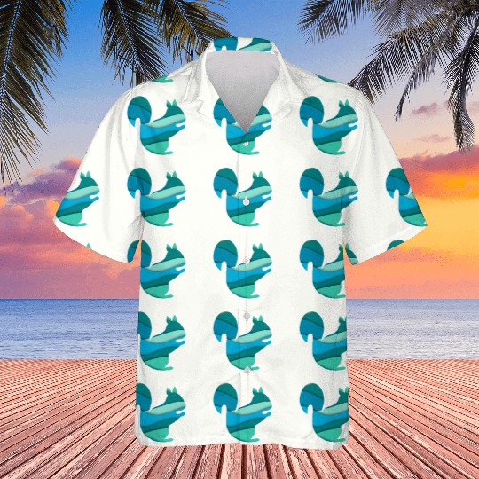 Teal Squirrel Hawaiians