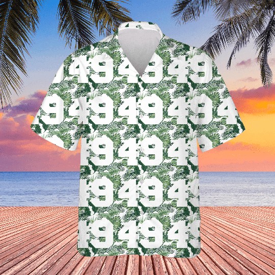 Number 49 Sports Jersey Player 49 Fan Front Print Hawaiians