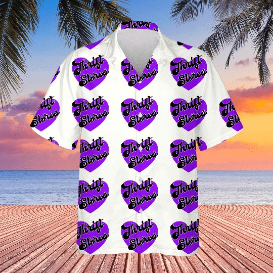 Thrift Stores purple heart Hawaiians