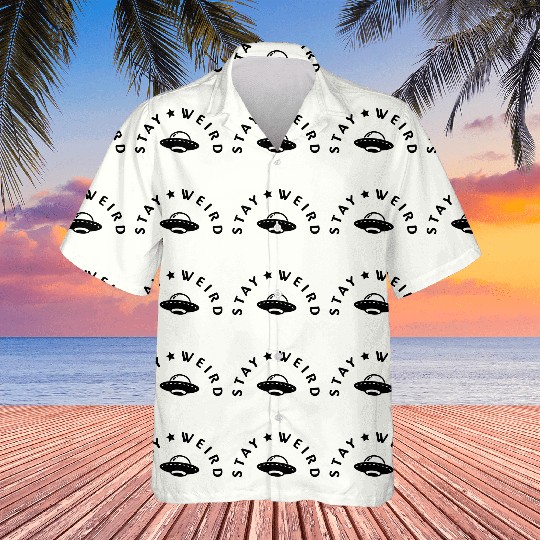 STAY WEIRD black Hawaiians