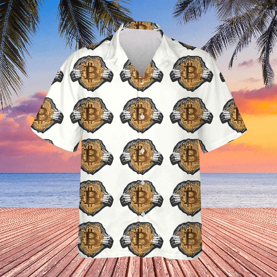 Bitcoin Coin-Crypto Super Hero Hawaiians