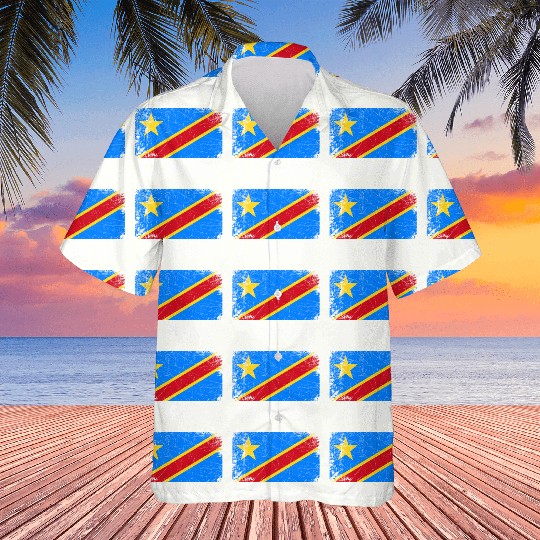 Congolese Flag Made In Congo Hawaiians