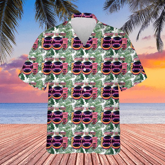 Retrowave Made In The 80s Hawaiians
