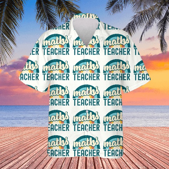 Math Teacher perfect gift for back to school Hawaiians