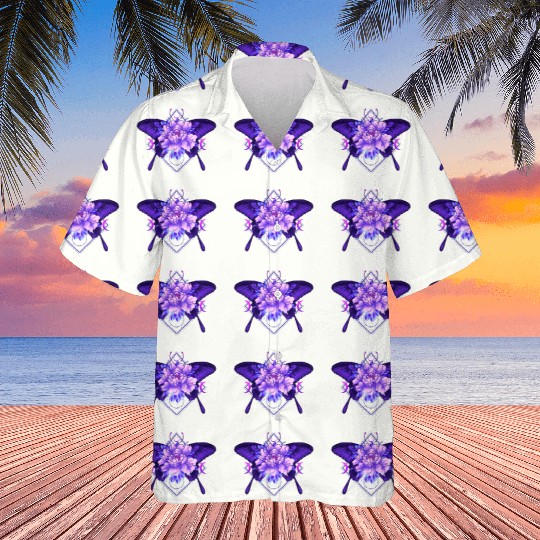 Peony Butterfly geometric tattoo Hawaiians