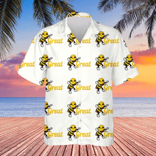The Cute Bee Says Be Great The Bee Hawaiians