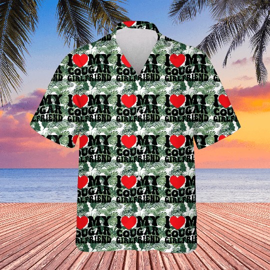 I Love My Cougar Girlfriend Groovy White Hawaiians