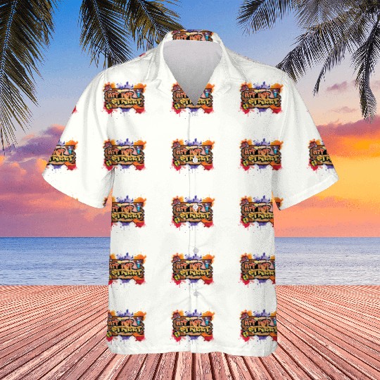 Hip Hop Street With Abstract Background Hawaiians